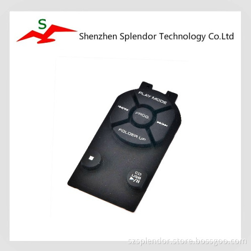Custom molding silicone rubber remote control keypad